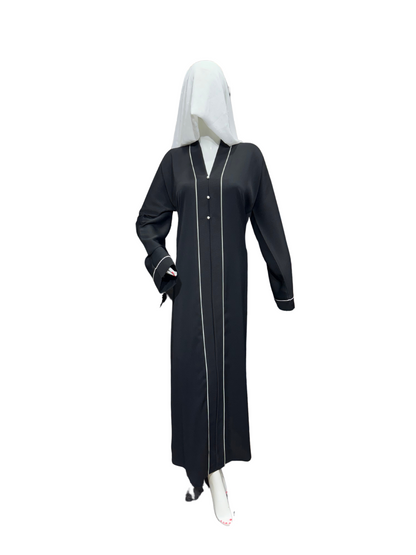 Moonless Night Abaya