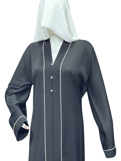 Moonless Night Abaya