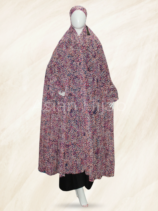 Namaz Khimar Hijab - Print Georgette