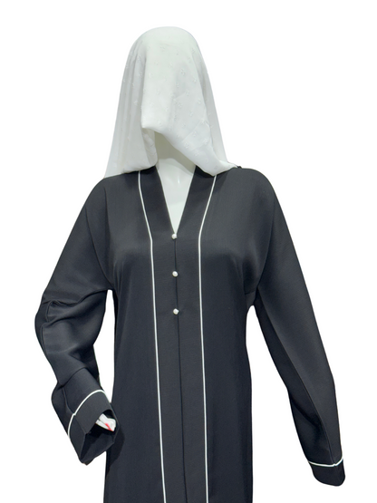 Moonless Night Abaya