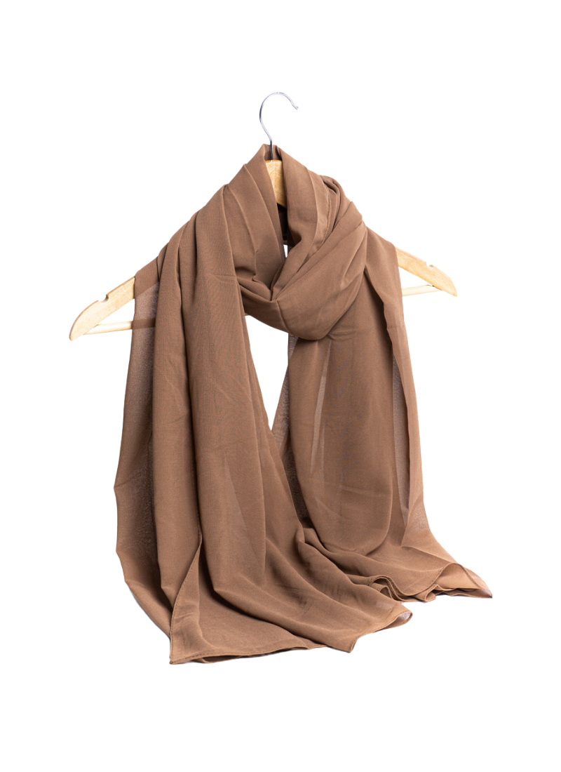 Georgette Hijab - Coffee