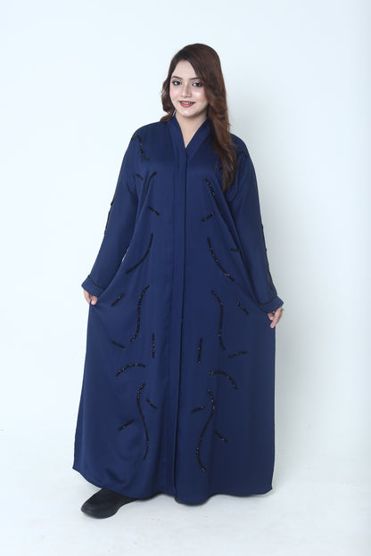 Mystic Blue Abaya