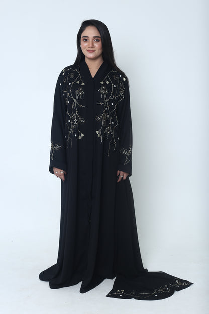 Shadow Blossom Abaya