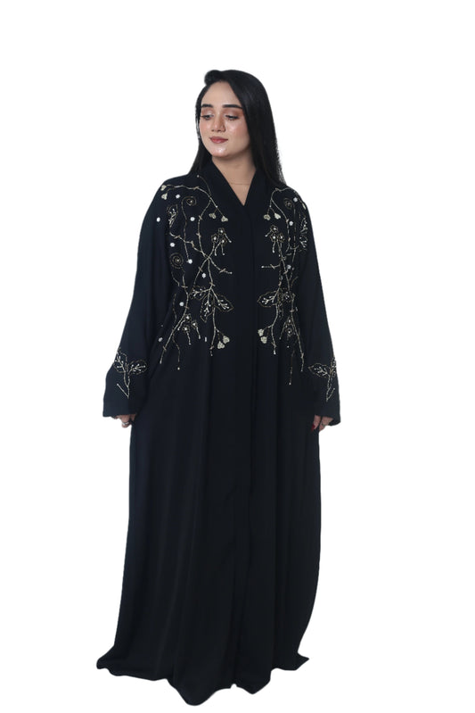 Shadow Blossom Abaya