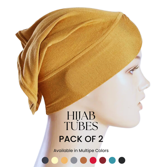 Pack Of 2 Tube Cap - Hijab Cap for Women